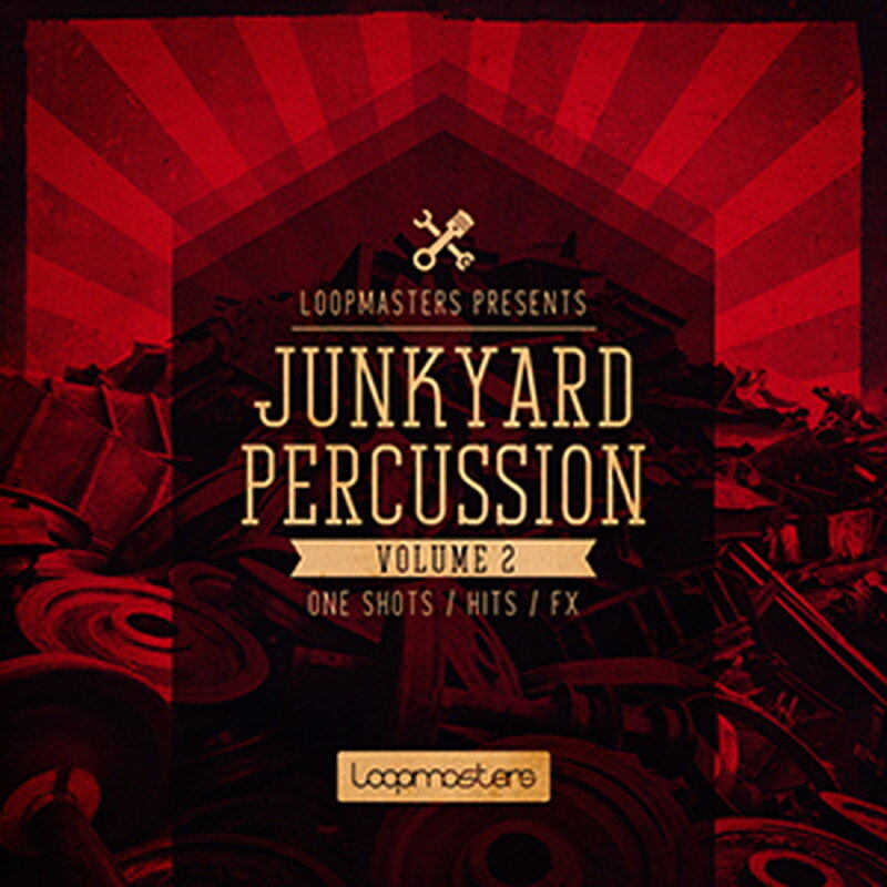 LOOPMASTERS JUNKYARD PERCUSSION VOL. 2(オンライン納品)(2時間以内に納品) プラグインソフト