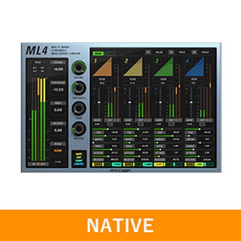 McDSP ML4000 Native v7(オンライン納品)(2時間以内に納品) プラグインソフト