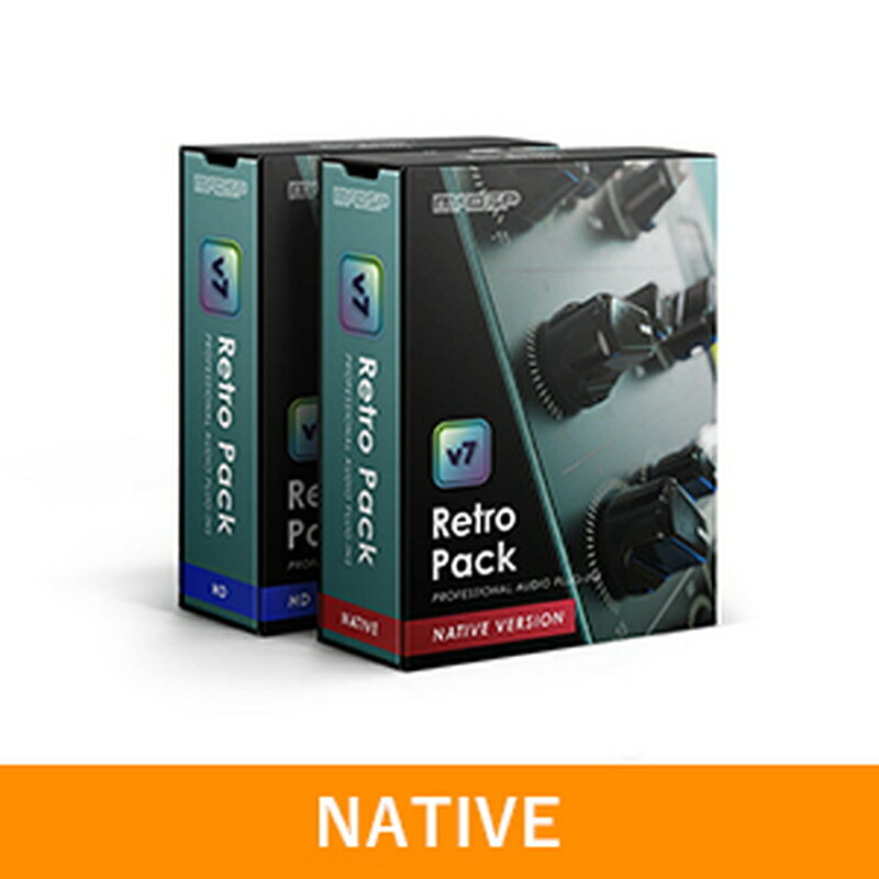McDSP Retro Pack Native v7(オンライン納品)(2時間以内に納品) プラグインソフト