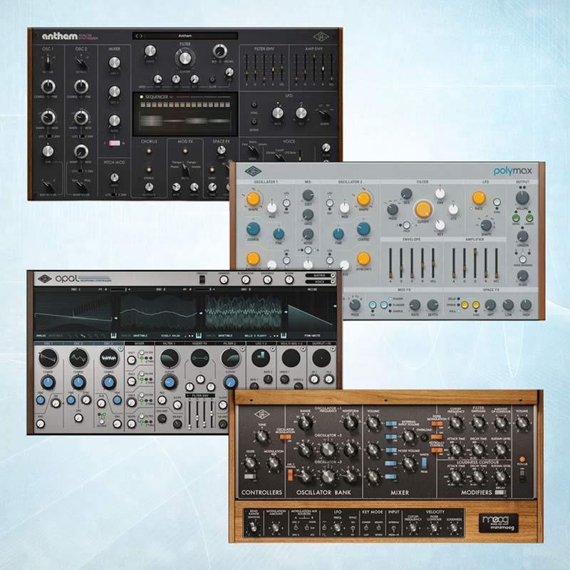 Universal Audio 【UAD TOP 50 Sale！】UAD Synth Collection (シンセサイザー)(UADプラグイン)(オンライン納品)(2時間以内に納品) ソフトウェア音源