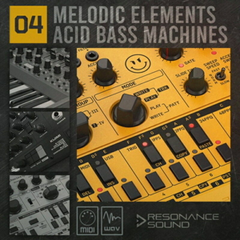 RESONANCE SOUND MELODIC ELEMENTS - ACID BASS MACHINES(オンライン納品)(2時間以内に納品) プラグインソフト