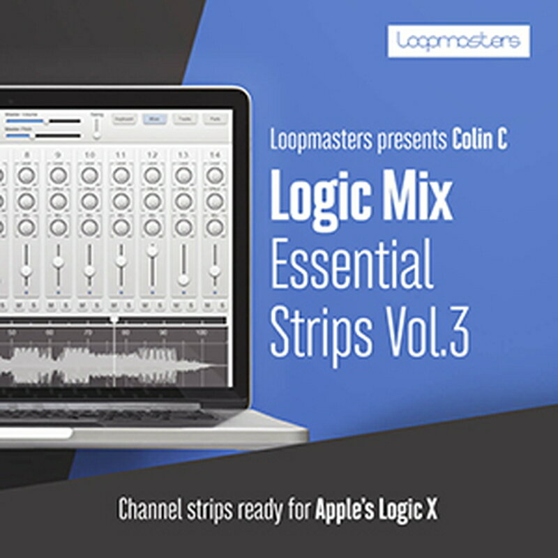 LOOPMASTERS LOGIC - MIX ESSENTIAL CHANNEL STRIPS VOL. 3(オンライン納品)(2時間以内に納品) プラグインソフト