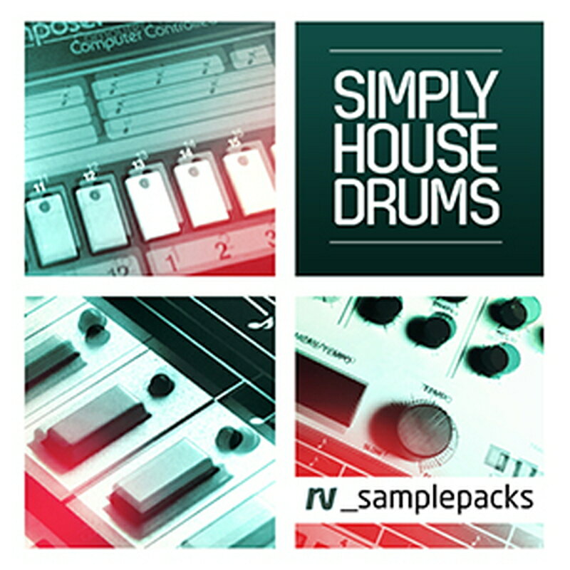 RV_samplepacks SIMPLY HOUSE DRUMS(オンライン納品)(2時間以内に納品) プラグインソフト