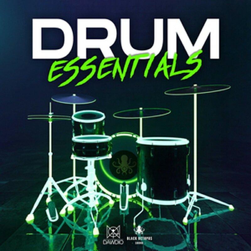 BLACK OCTOPUS DAWDIO - DRUM ESSENTIALS(オンライン納品)(2時間以内に納品) プラグインソフト