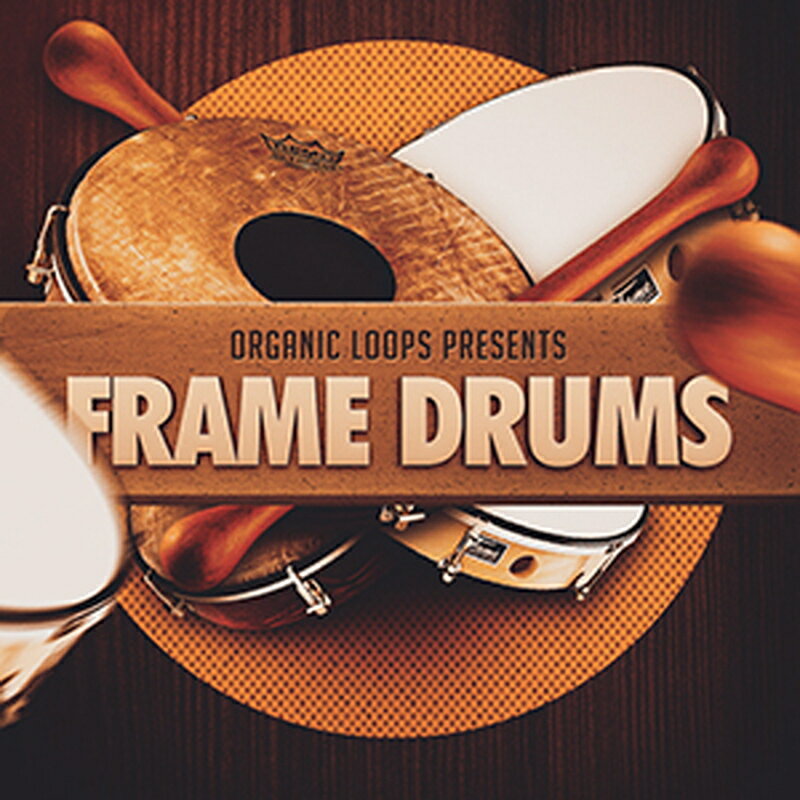 ORGANIC LOOPS FRAME DRUMS(オンライン納品)(2時間以内に納品) プラグインソフト