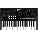 楽器種別：新品シンセサイザー/KORG 商品一覧＞＞シンセサイザー【40，000円〜85，000円】 商品一覧＞＞楽器・機材好きが集まる! イケベの鍵盤＆DTM・REC専門店です！WAVESTATE MK2 KORG シンセサイザー・電子楽器 シンセサイザー商品説明★wavestate mk II WAVE SEQUENCING SYNTHESIZER■主な特長・ウェーブ・シーケンシング2.0・わかりやすいコントロールによる広範なモジュレーション・数ギガバイトの大容量サンプル内蔵・MS-20やPolysixなど、モデリング・フィルター搭載・ステレオ96ボイス伝説のシンセサイザーを再構築。ボイス数を拡張し可能性を拡張。コルグは新しいwavestate mk IIを発表することになりました。オリジナルwavestate、wavestate SE、wavestate nativeソフトウェアのサウンドとサンプル、優れた多数のサードパーティ・ライブラリにも完全対応し、アップデートされたサウンドとソフトウェアが常に新鮮さを保ちます（これらはオリジナルのwavestateでも利用可能です）。37個のフルサイズ鍵盤を備えたコンパクトな筐体は、簡単に持ち運びができ、あらゆるステージ、スタジオ、デスクトップのセットアップにすっきりと収まります。ウェーブ・シーケンシング2.0WAVESTATIONでは、ウェーブ・シーケンスの各ステップにデュレーション（長さ）、サンプル、ピッチを割り当てることができました。これによりキャッチーなパターンが作れましたが、パターンは延々と繰り返すだけの再生方法でした。単に繰り返すだけではなく、再生方法をもっとオーガニックに、予想外の方法で変化させられるとしたら…？ウェーブ・シーケンシング2.0では、タイミングとサンプル、そしてメロディ（ピッチ）を別々のトラックに分離しましたので、それぞれを個別にコントロールできます。また、シェイプやゲート・タイム、ステップ・シーケンサー・バリューといった新たな要素も追加しました。このそれぞれを「レーン」と呼び、各レーンは別々のステップ数をはじめ、スタートやエンド・ポイント、ループ・ポイントを設定できます。ノート・オンでシーケンスがスタートし、各レーンからの情報でサウンドが構成されます。サンプルは別々のデュレーション、ピッチ、シェイプ、ゲート・タイム、ステップ・シーケンサー・バリューで発音する場合もあります。また、各レーンのスタートやエンド、ループ・ポイントをベロシティやLFO、エンベロープ、Modノブなどのコントローラーで個別にモジュレーションさせることもできます。これにより、コードの各音が別々に変化していくサウンドも作り出せます。また、リアルタイム・コントロールで各レーンのステップの順序をランダム化させることも可能です。さらに、0〜100%のプロバビリティをモジュレーションすることにより、ステップをランダムにスキップさせることもできます。こうして得られるサウンドは、リアルタイム・コントロールで刻々と変化するオーガニックなものになります。また、4系統のアルペジエイターでウェーブ・シーケンスを変化させることもできます。膨大なサンプル、ステレオ96ボイス合計数ギガバイトにも及ぶwavestateのサンプル・ライブラリーは、オリジナルのWAVESTATIONの数千倍もの大容量です。つまり、ウェーブ・シーケンスの材料となるサンプルが膨大にあるということです。サンプル・バンクには、Plugin Guruの手による高品質なサンプルや、コルグの新規サンプルに加え、NAUTILUS、KRONOSやKROMEから厳選されたライブラリーもあります。もちろん、WAVESTATIONに内蔵されていたサンプルと、オプションのPCMカードに収録されていたサンプルもすべて内蔵しました。これらの膨大なサンプルは、コルグ独自のアンチエイリアシング・サンプル・プレイバック・テクノロジーによるクリアなサウンドで最大ステレオ96ボイスまで使用できます。■主な仕様・鍵盤：37鍵（ベロシティおよびリリース・ベロシティ対応）・音源システム：Wave Sequencing 2.0・最大同時発音数：96 ステレオ・ボイス・サウンド：261パフォーマンス、799 プログラム、1，042 ウェーブ・シーケンス・電源：ACアダプター（DC12V、2500mA）・外形寸法：565 (W) x 338 (D) x 92 (H) mm・質量：2.9 kg・付属品：ACアダプター KA-390VIイケベカテゴリ_キーボード_シンセサイザー_KORG_新品 JAN:4959112239005 登録日:2023/06/15 シンセサイザー シンセ Synth コルグ