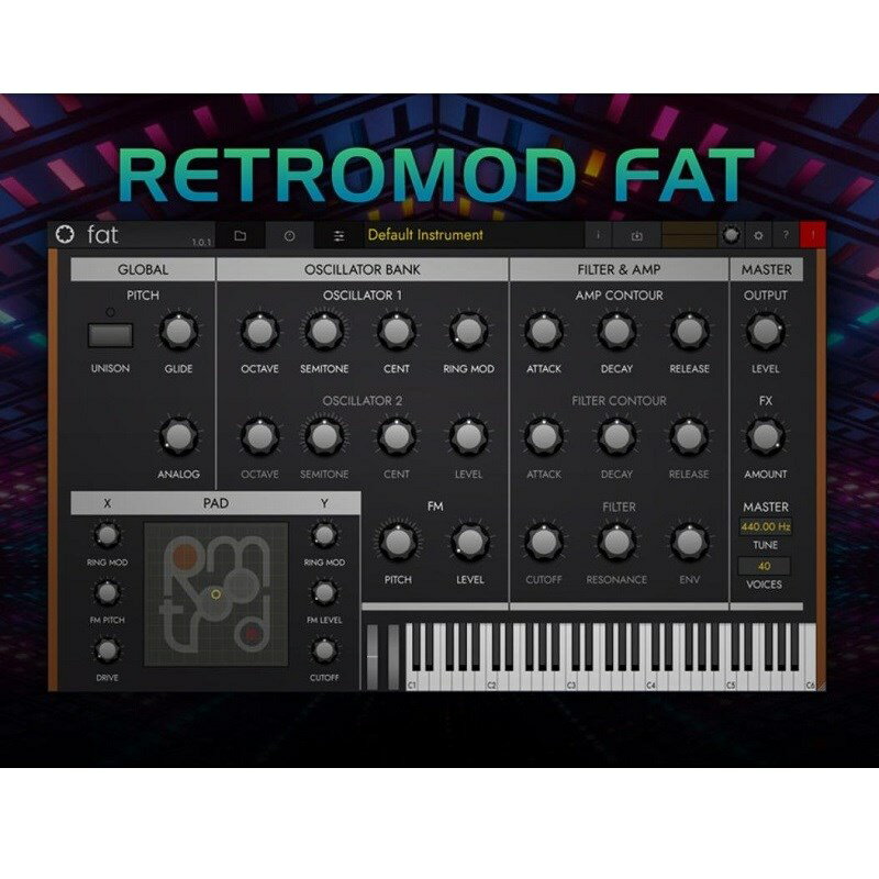 RetroMod FAT (オンライン納品専用) ※代金引換はご利用頂けません。 Tracktion DTM ソフトウェア音源