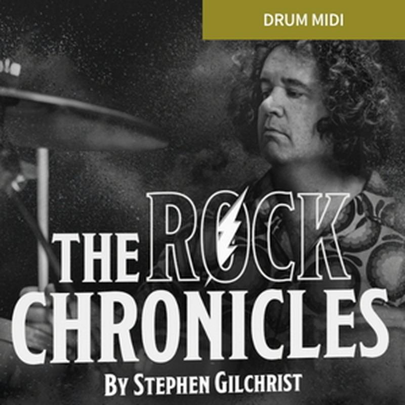 TOONTRACK DRUM MIDI - The Rock Chronicles (ドラムMIDIパック)(Stephen Gilchrist)(オンライン納品)(2時間以内に納品) プラグインソフト