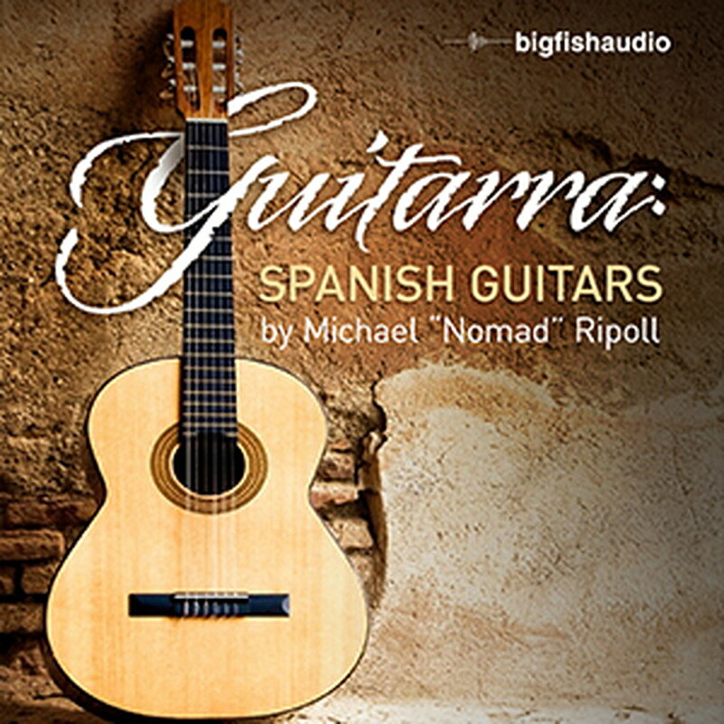 BIG FISH AUDIO GUITARRA - SPANISH GUITAR LOOPS(オンライン納品)(2時間以内に納品) プラグインソフト