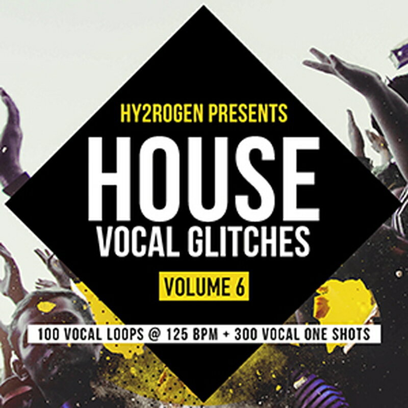 HY2ROGEN HOUSE VOCAL GLITCHES 6(オンライン納品)(2時間以内に納品) プラグインソフト