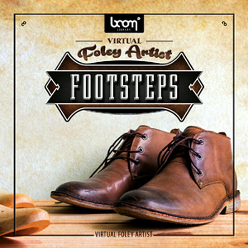BOOM Library VIRTUAL FOLEY ARTIST - FOOTSTEPS(オンライン納品)(2時間以内に納品) プラグインソフト