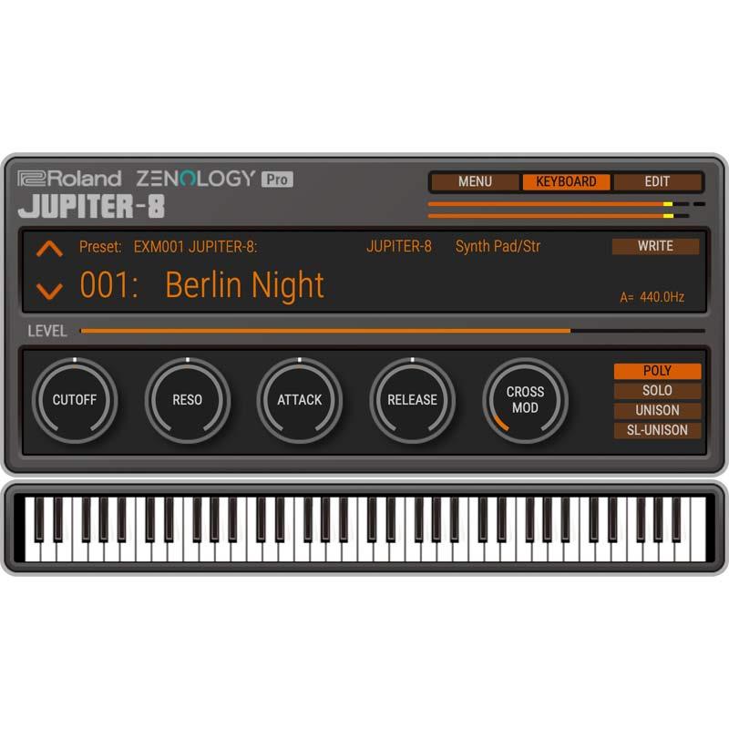 Roland JUPITER-8 Model Expansion [Lifetime Key] (ローランド)(ソフトシンセ)(オンライン納品)(2時間以内に納品) ソフトウェア音源