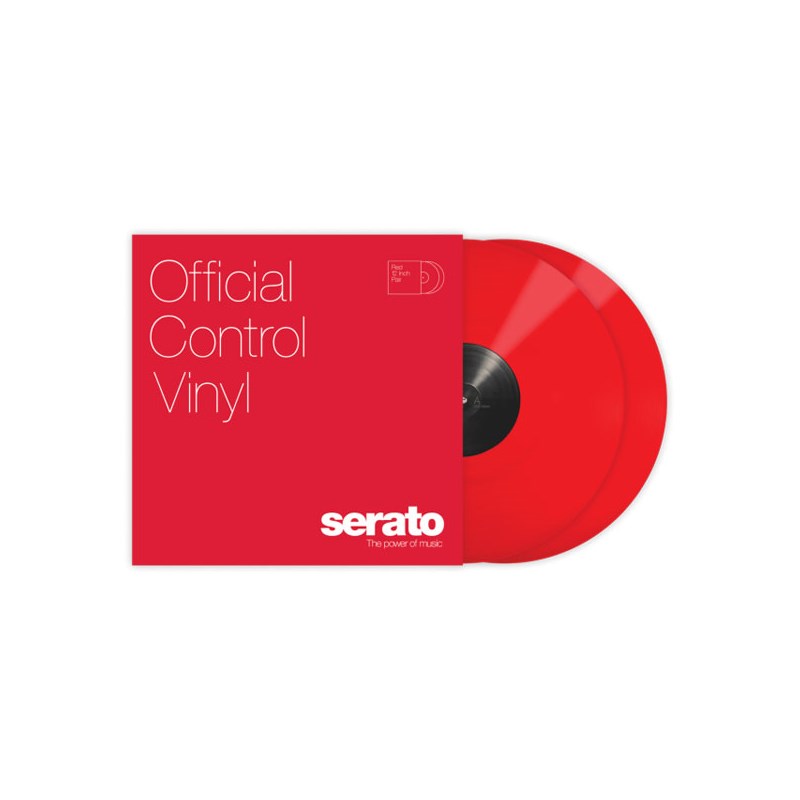 12 Control Vinyl [Red] 2枚組 セラート コントロール バイナル SCV-PS-RED-2 (12インチサイズ) serato DJ機器 DJアクセサリー