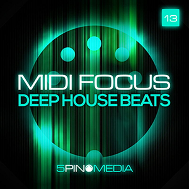 5PIN MEDIA MIDI FOCUS - DEEP HOUSE BEATS(オンライン納品)(2時間以内に納品) プラグインソフト