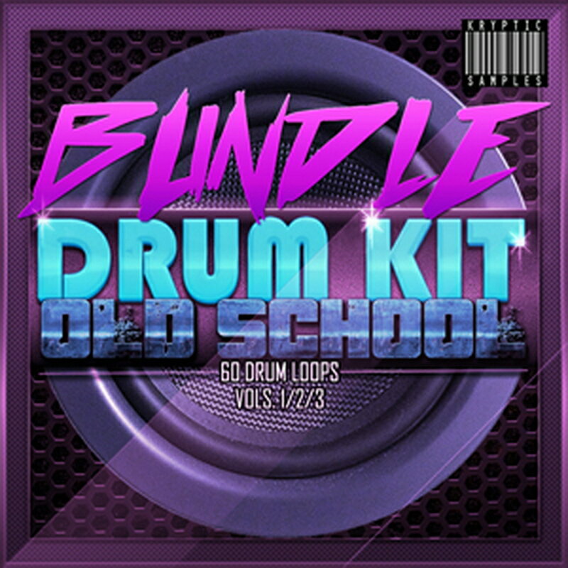 KRYPTIC SAMPLES DRUM KIT OLD SCHOOL BUNDLE(オンライン納品)(2時間以内に納品) プラグインソフト