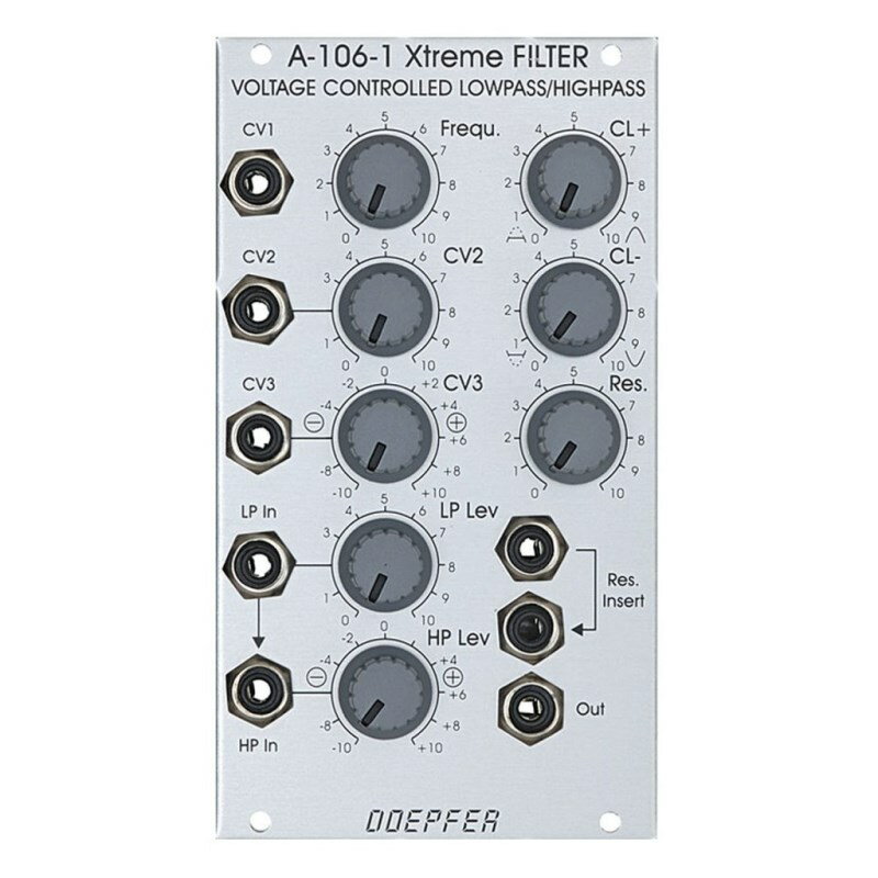 A-106-1 MS20 Type VCF / Xtreme Low / Hi Pass Filter DOEPFER シンセサイザー・電子楽器 シンセサイザー
