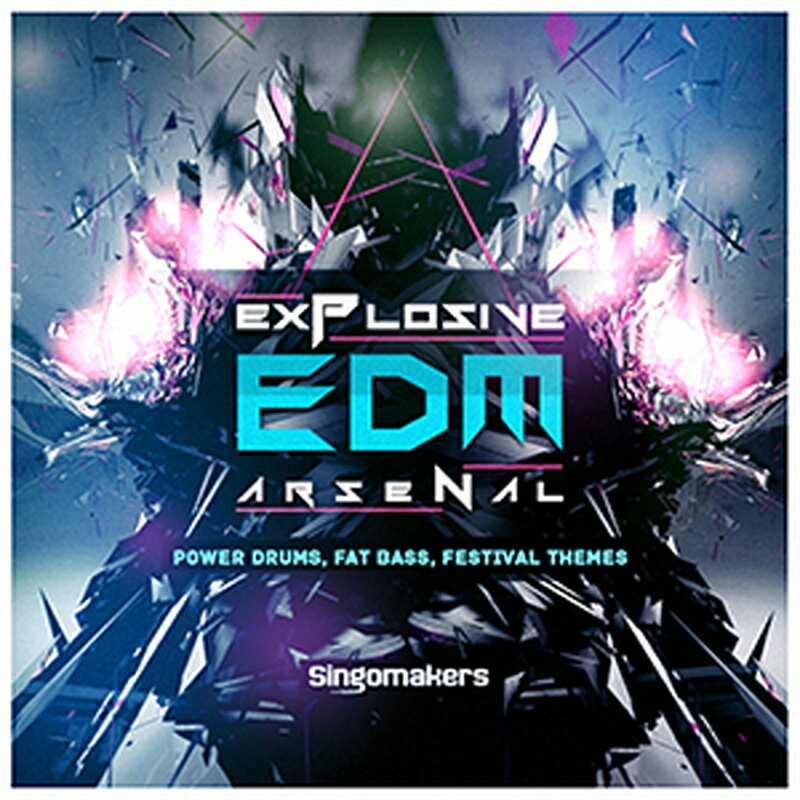 SINGOMAKERS EXPLOSIVE EDM ARSENAL(オンライン納品)(2時間以内に納品) プラグインソフト