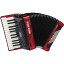 Bravo II 48 RED【カラー：レッド】 Hohner 電子ピアノ・その他鍵盤楽器 アコーディオン