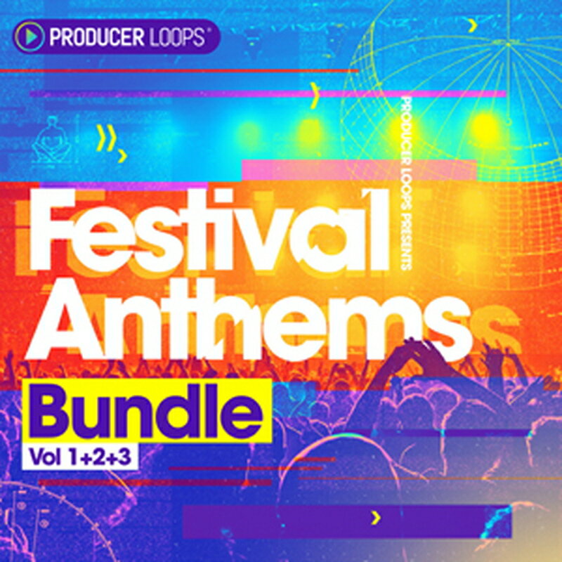 Rakuten - PRODUCER LOOPS FESTIVAL ANTHEMS BUNDLE (VOLS 1-3)(オンライン納品)(2時間以内に納品) プラグインソフト