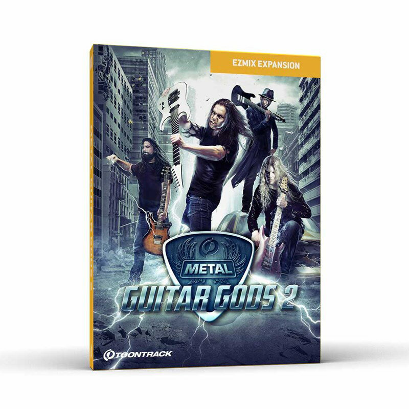TOONTRACK MIX PACK - METAL GUITAR GODS 2 (トゥーントラック)(EZ MIX 2)(オンライン納品)(2時間以内に納品) プラグインソフト