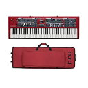 Nord stage4 73 SOFT CASE STAGE / PIANO 73 (with Wheel)【専用ソフトケースセット】※配送事項要ご確認【ケースは7月～8月頃入荷見込み】 Nord（CLAVIA） シンセサイザー 電子楽器 ステージピアノ オルガン