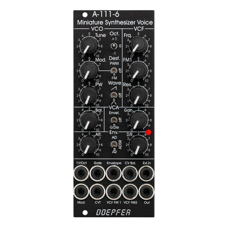 A-111-6V Mini Synthesizer Voice DOEPFER シンセサイザー・電子楽器 シンセサイザー