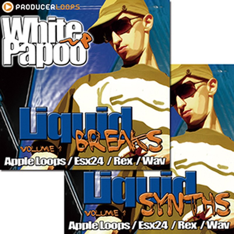 PRODUCER LOOPS WHITE PAPOO: LIQUID SERIES BUNDLE(オンライン納品)(2時間以内に納品) プラグインソフト