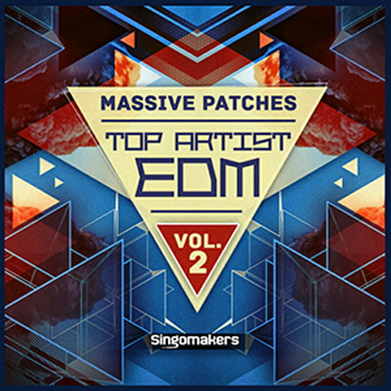 SINGOMAKERS TOP ARTIST EDM MASSIVE PATCHES VOL. 2(オンライン納品)(2時間以内に納品) プラグインソフト
