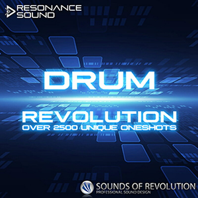 SOUNDS OF REVOLUTION 【レゾナンスサウンドスプリングセール！】DRUM REVOLUTION(オンライン納品)(2時間以内に納品) プラグインソフト