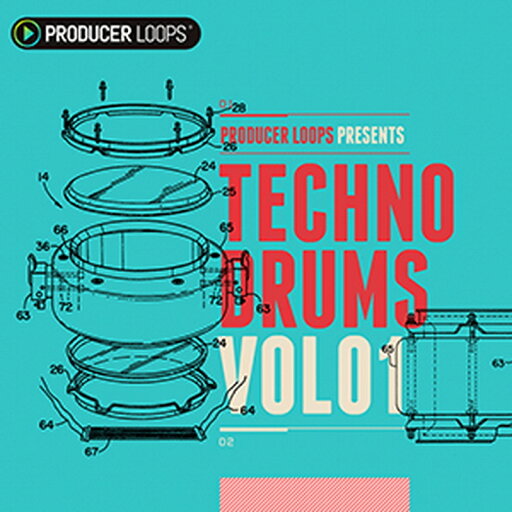PRODUCER LOOPS TECHNO DRUMS VOL 1(オンライン納品)(2時間以内に納品) プラグインソフト PRODUCER LOOPS TECHNO DRUMS VOL 1(オンライン納品)(2時間以内に納品) プラグインソフト