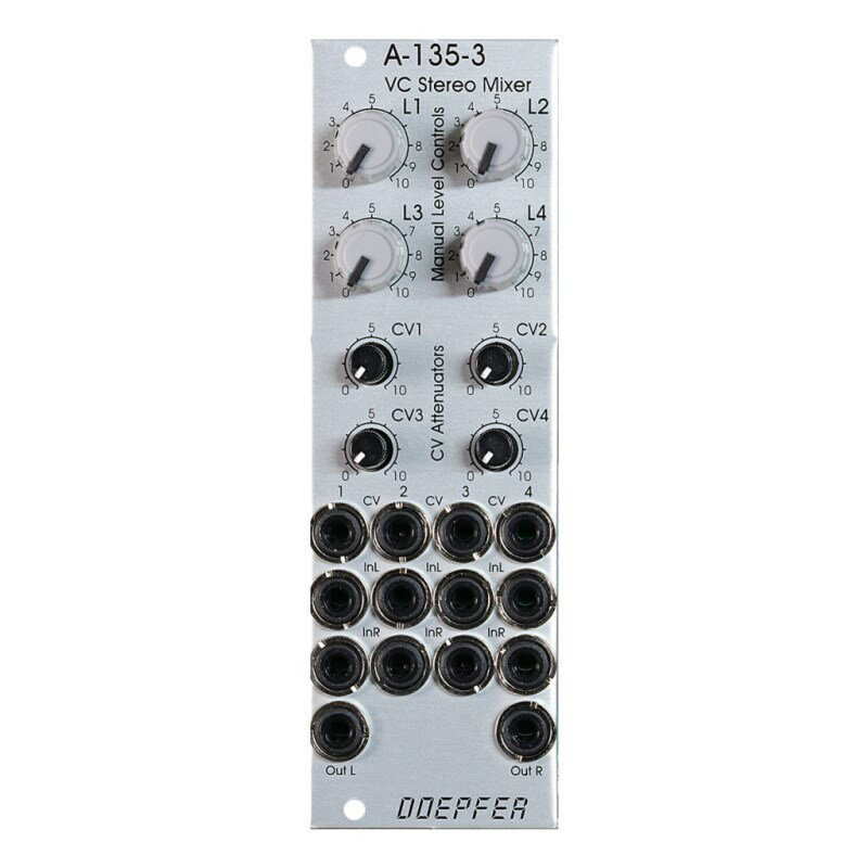 A-135-3 VC Stereo Mixer DOEPFER シンセサイザー・電子楽器 シンセサイザー