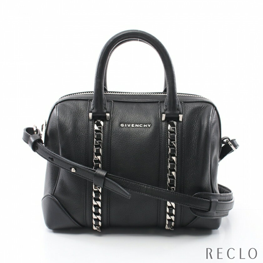 楽天RECLO（リクロ）楽天市場店【スーパーSALE限定!!10％OFF以上】ジバンシィ GIVENCHY LUCREZIA ルクレツィア ハンドバッグ レザー ブラック 2WAY 【中古】 送料無料_2406ss_all_bg_0604