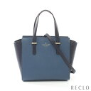 ケイトスペード kate spade CEDAR STREET SMALL HAYDEN シダーストリート スモールヘイデン ハンドバッグ レザー ブルー ネイビー 2WAY PXRU5491 【中古】 送料無料