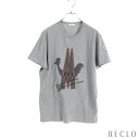 【期間限定!!新春SALE!!10%OFF以上】モンクレール MONCLER Tシャツ フロント ロゴ コットン グレー 8036550 【中古】_24fts_all_apa_24fts