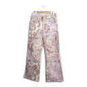 エトロ ETRO ロングパンツ パンツ 衣料品 ボトムス コットン ピンク系 【中古】