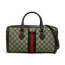 グッチ GUCCI オフィディア 2Way ボストンバッグ ボストンバッグ バッグ キャンバス GGスプリーム ベージュ系 ブラウン 524532 【中古】