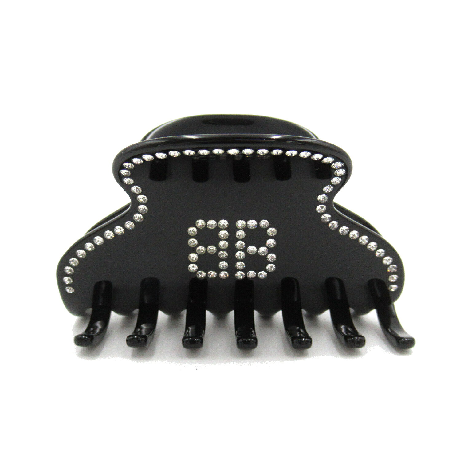 バレンシアガ BALENCIAGA ヘアクリップ 衣料品 プラスチック ブラック系 769727T051S5642 【中古】