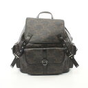 セリーヌ CELINE トリオンフ ラージ リュックサック バックパック バッグ PVCコーティングキャンバス ブラック系 / ブラウン系 111812EU3....