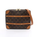 ルイ・ヴィトン LOUIS VUITTON ソフトトランク メッセンジャーPM モノグラム ショルダーバッグ バッグ PVCコーティングキャンバス レザー ブラ...