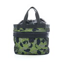 シャネル CHANEL スポーツライン トートバッグ バッグ ナイロン メッシュ ネイビー系 / イエロー系 【中古】(4)