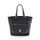 シャネル CHANEL マトラッセ トートバッグ バッグ レザー ブラック系 【中古】