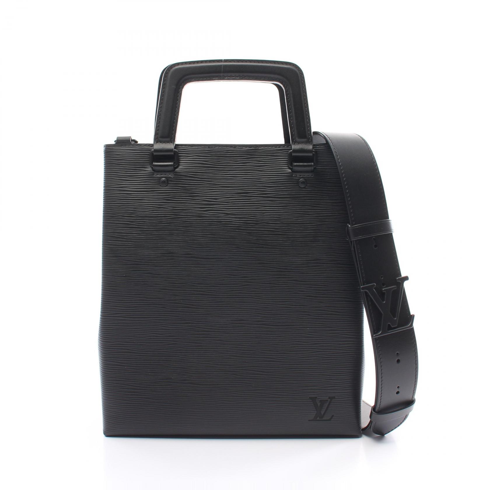ルイ・ヴィトン LOUIS VUITTON サックプラ フォールド ハンドバッグ バッグ レザー エピ ブラック系 M58497 【中古】