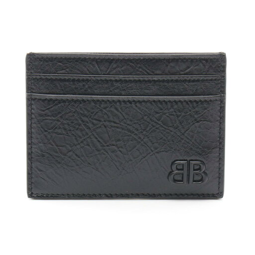 バレンシアガ BALENCIAGA MONACO モナコ カードケース アクセサリー レザー ブラック系 7665472AAS81000 【中古】 バレンシアガ BALENCIAGA MONACO モナコ カードケース アクセサリー レザー ブラック系 7665472AAS81000 【中古】