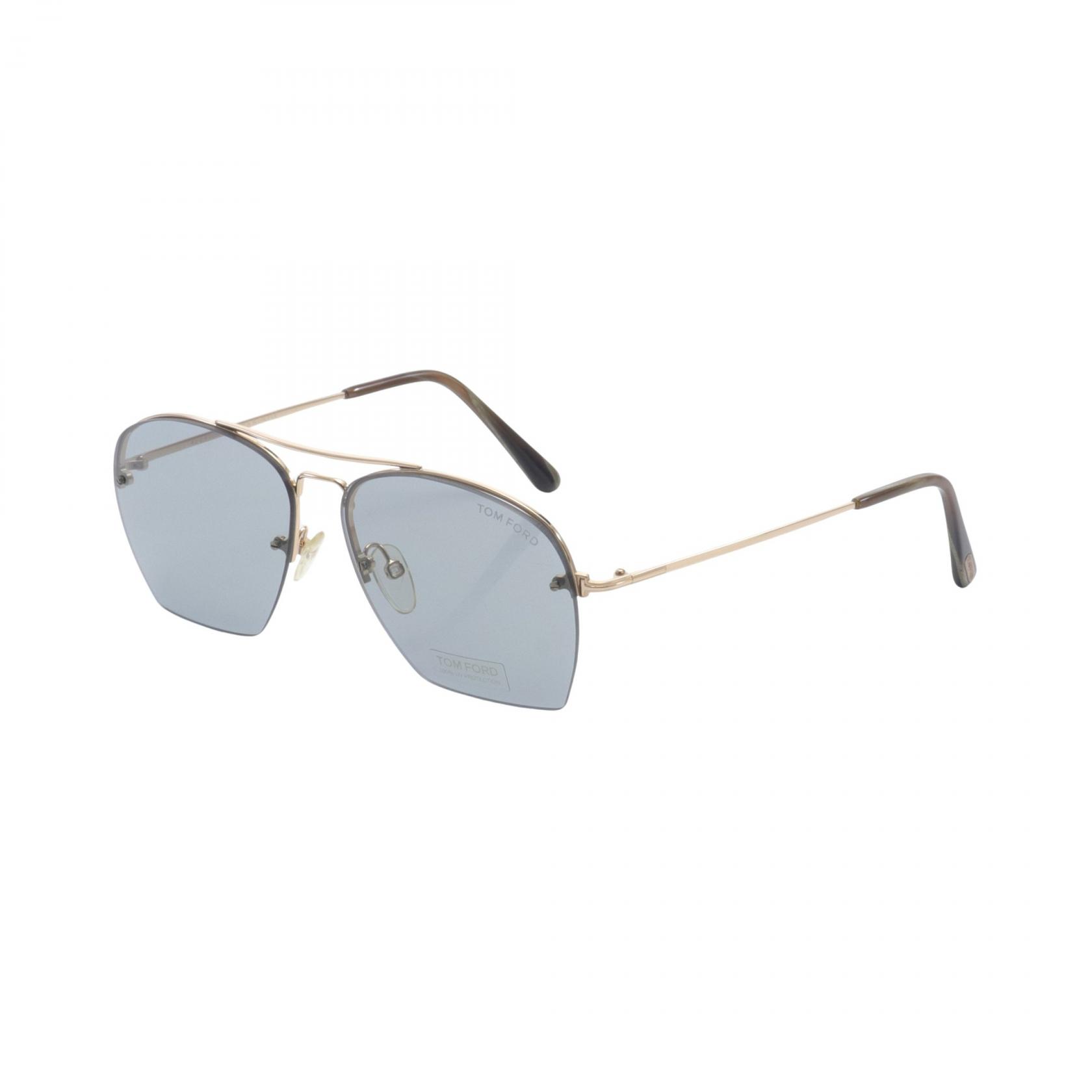 トムフォード TOM FORD Whelan サングラス 衣料品 GP / プラスチック ゴールド系 / ブラウン系 TF505 【中古】