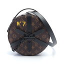 ルイ・ヴィトン LOUIS VUITTON ホイールボックス ショルダーバッグ バッグ PVCコーティングキャンバス レザー モノグラム ブラウン系 / ブラッ...