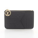 ルイ・ヴィトン LOUIS VUITTON ポルトカルト ロミー カードケース アクセサリー レザー モノグラム・アンプラント ブラック系 M81883 【中古...