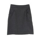 シャネル CHANEL ココマーク スカート 衣料品 ボトムス ウール アンゴラ グレー系 P41836 【中古】
