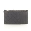 ボッテガヴェネタ BOTTEGA VENETA イントレチャート コインケース 財布 レザー ブラック系 755985VCPQ38803 【中古】