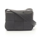 ボッテガヴェネタ BOTTEGA VENETA CANDY キャンディ カセット ミニ バッグ ショルダーバッグ バッグ レザー ブラック系 666688VMAY18425 【中古】