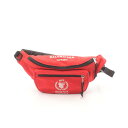 バレンシアガ BALENCIAGA WORLD FOOD PROGRAMME ウエストバッグ ボディバッグ バッグ ナイロン レッド系 539522 【中古】